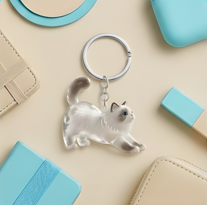 KittyKeychain Snowball