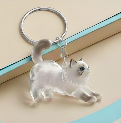 KittyKeychain Snowball